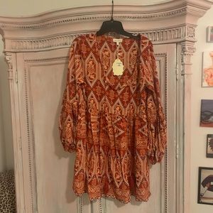 NWT Velzera BOHO style oversized dress size small